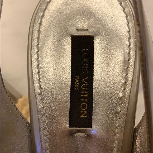 Louis Vuitton wedge platform sandals size 41 - Picture 4 of 7